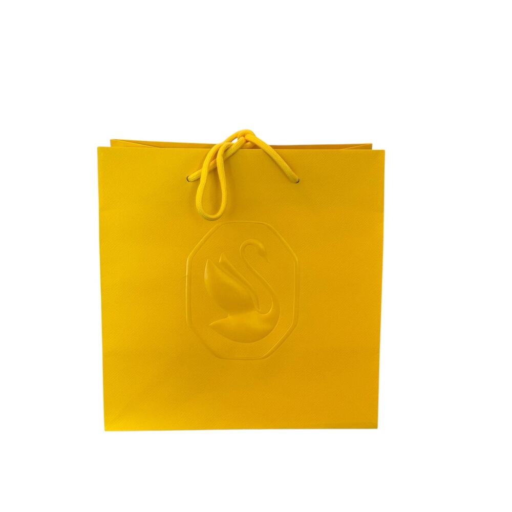 Swarovski Yellow Paper Gift Shopping Bag